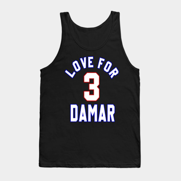 LOVE FOR 3 DAMAR Tank Top by teesmile